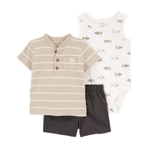 Baby 3-Piece Little Short Set - Style,Multi