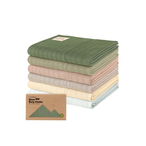 6-Pack Shea (Stria) Burp Cloths