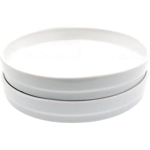Elk and Friends Porcelain NON Divided Plates (Neutral (No Sleeves), 7.8" Non Divided)