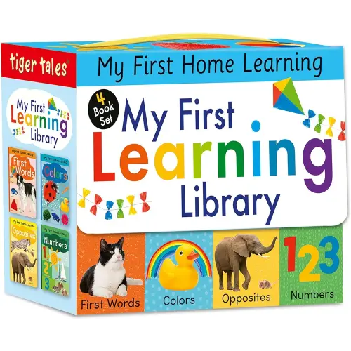 My First Learning Library 4-Book Boxed Set: Includes First Words, Colors, Opposites, and Numbers