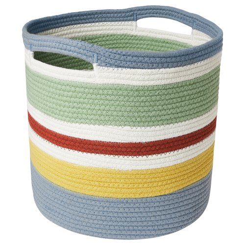 STRANDSKATA Storage bag - braided/multicolor 11 ¾ "