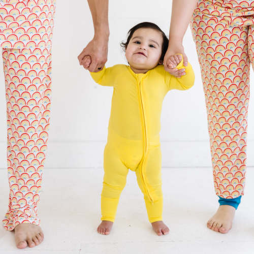 Sunny Yellow Bamboo Viscose Zippy