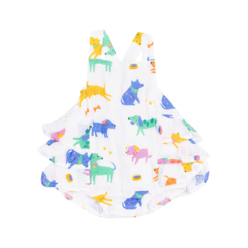 Ruffle Sunsuit - Good Dog Club – Angel Dear