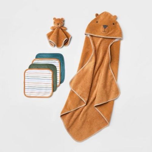 Baby 6pk Bath Towel Gift Bundle - Cloud Island™