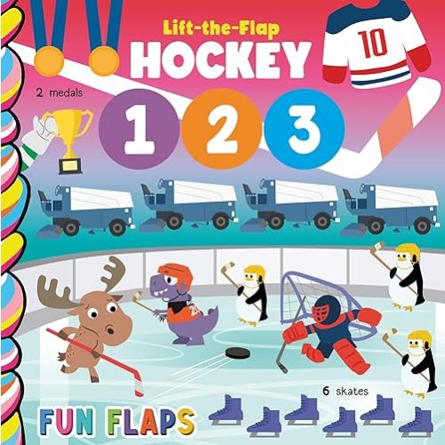 Hockey 123 Board book – Lift the flap, October 3, 2023