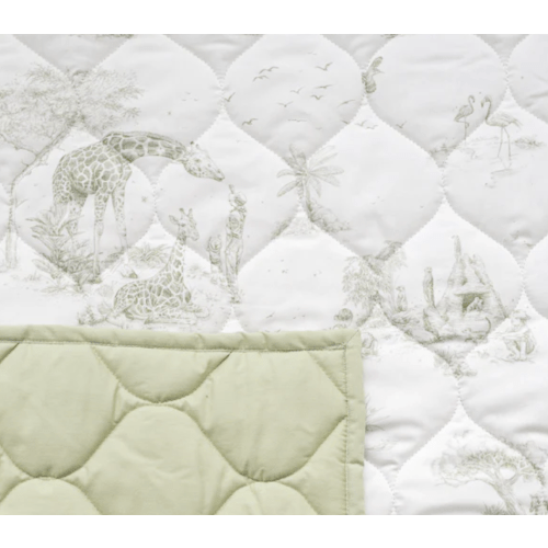 Safari Toile Quilted Playmat
