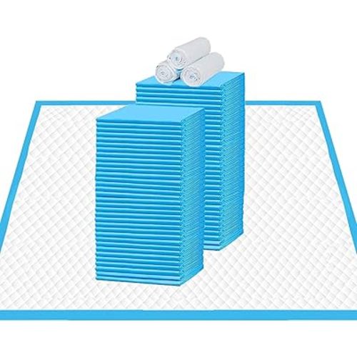 40 Count 24"X24" Disposable Puppy Pads Super Absorbent &Leak-Proof Quick-Dry Underpads for Baby Adults Elder Large Pee Pads for Dogs Deodorant 6-Layer Cat Wee Wee Pads Training Pads