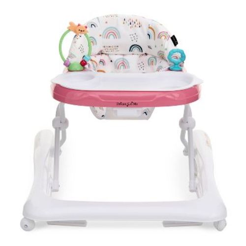 Dream On Me Mia Foldable Baby Walker In Pink