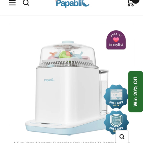 Baby Bottle Washer Sterilizer and Dryer All in One Bottle Cleaner