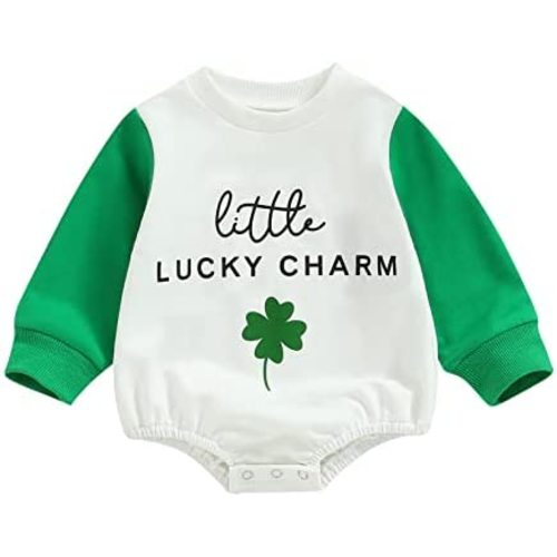 Baby Girl Boy Crewneck Sweatshirt Long Sleeve Romper Oversized Sweater Bodyusuit Pullover Tops Clothes