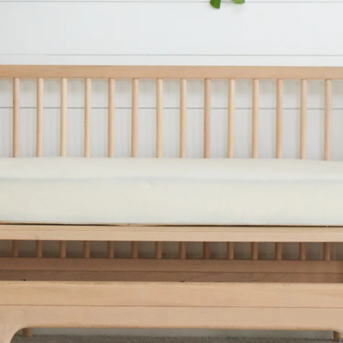 Organic Cotton Crib Sheets | Gentle & Safe | Avocado Green Mattress