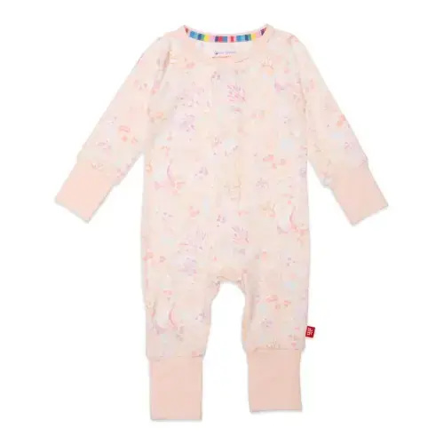 coral floral modal magnetic grow with me convertible coverall – Magnetic Me