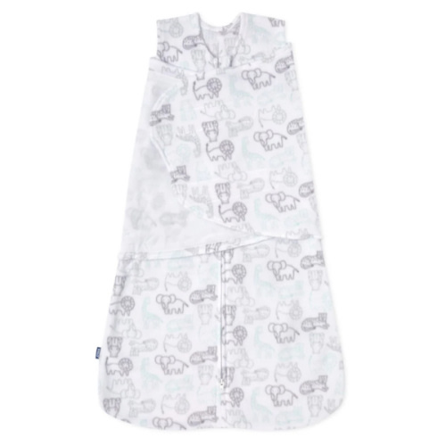 Animal Print Micro-Fleece Swaddle Newborn | HALO