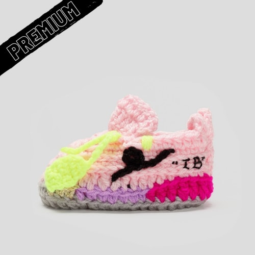 Baby Crochet IB-OFF-W EL (Soft felt non-slip bottom & Shoe Box) – ItzzyBitzzy