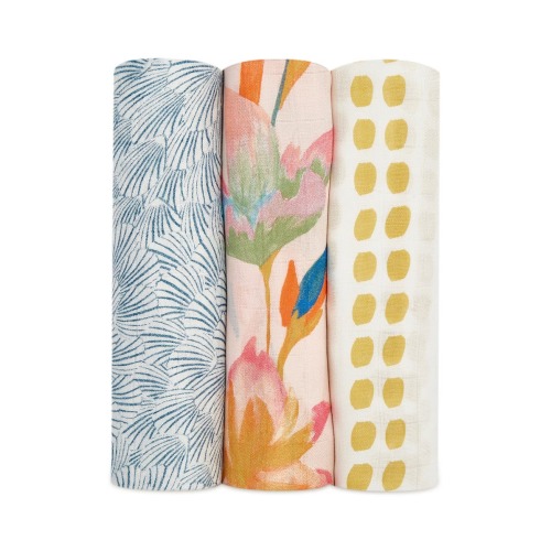 3-Pack Silky Soft Swaddling Cloths