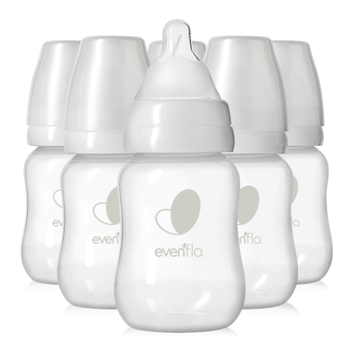 Evenflo Premium Proflo Venting Balance Plus Standard Neck Baby Bottles for Newborn - Infants, 4 oz Pack of 6