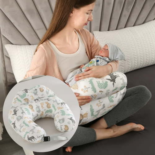 Nursing Pillow, Ergonomic Breastfeeding Pillows, Adjustable Waist Strap