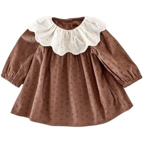 Spring Baby Toddler Girls' Long Sleeve Princess Dress - Cute & Stylish Outfit for Spring/Fall