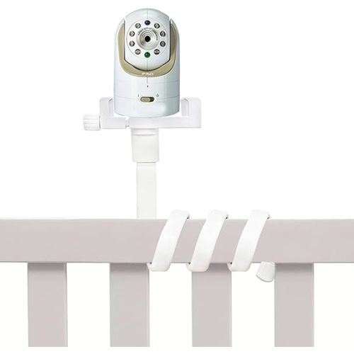 GUCHO Baby Monitor Mount for Crib, Compatible with HelloBaby HB65/HB40/HB6550/HB66/HB6339/HB6550 Pro,Infant Optics DXR-8/8 Pro,OKAIDI,Nanit Pro,Baby Monitor Flex Holder,Universal Baby Monitor Stand