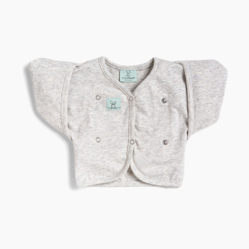 ergoPouch Butterfly Cardi 0.2 TOG - Grey Marle, 2-6 Months