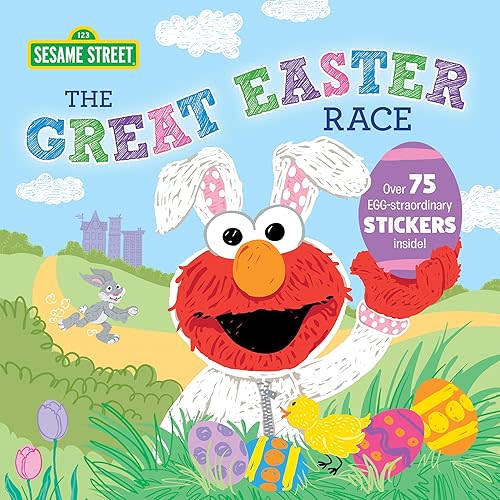 The Great Easter Race!: An Egg-straordinary Spring Story with Elmo, Cookie Monster, and Friends! (Sesame Street Scribbles) Hardcover – Picture Book, February 1, 2017
