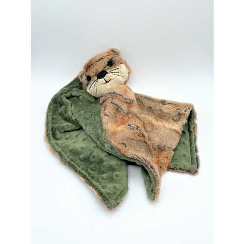 Darling Little Otter Lovey Blanket / Ultra Soft Plush Otter Toy