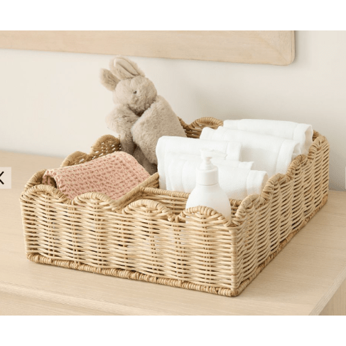 Palmer Scalloped Changing Table Organizer