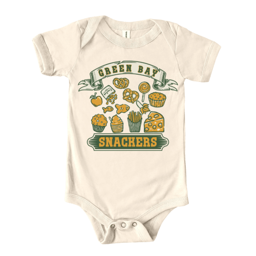 GREEN BAY SNACKERS Baby Bodysuit