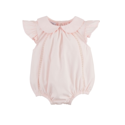 Collared Poplin Baby Bubble | Mud Pie