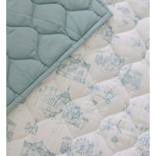 Circus Toile Quilted Playmat