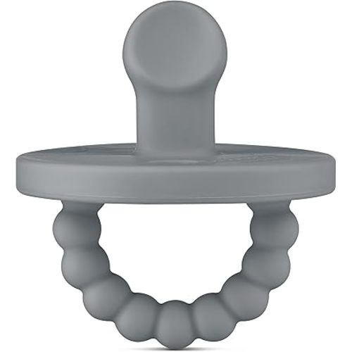 Ryan & Rose Cutie PAT Pacifier Teether (Slant, Charcoal)