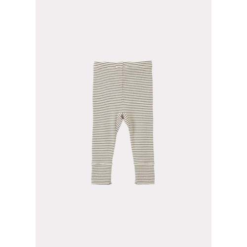 KIDS Caramel Judd Baby Cotton Leggings - Navy / Cream | Garmentory