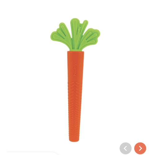 Nuby Silicone Carrot Tube Teether