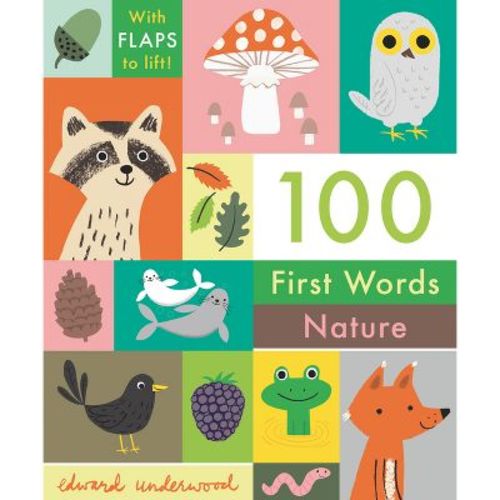 100 First Words: Nature: With Flaps to Lift - (Board Book)