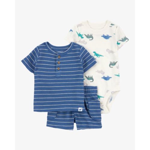 Baby 3-Piece Dinosaur Outfit Set - Blue - Carter's | Carter's