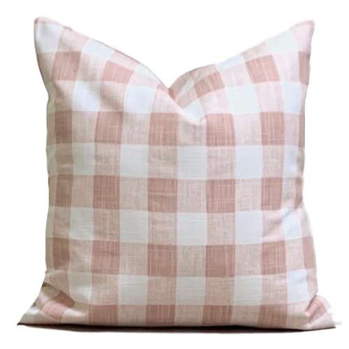 Pink Pillow, Pink Throw Pillow, Pink Nursry Pillow COVER, Pink Farmhouse Pillow Covers for 20x20, 18x18, 16x16 Inserts, ALL SIZES
