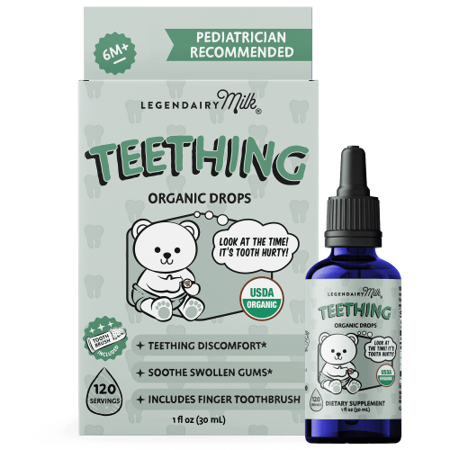 Legendairy Milk Organic Baby Teething Drops, Infant Teething Relief, 1 fl oz