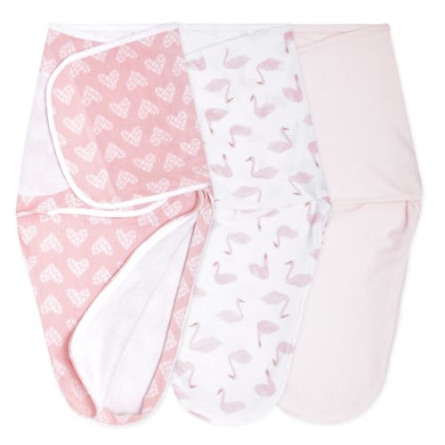 essentials wrap swaddles quick change 3 pack