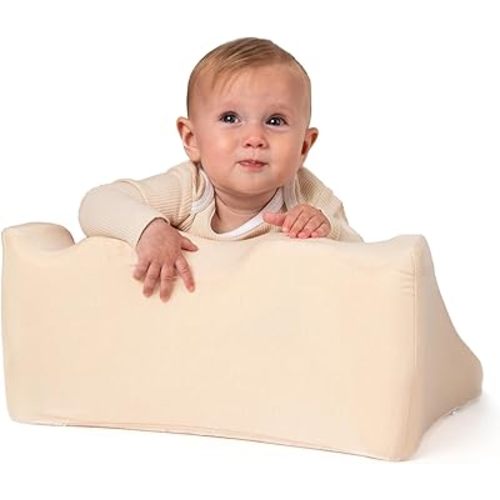 Burplee Nursing Support for Baby - Burp, Gas & Reflux Relief - Tummy Time Prop for Neck and Shoulder Strength Building (0-9 Months)
