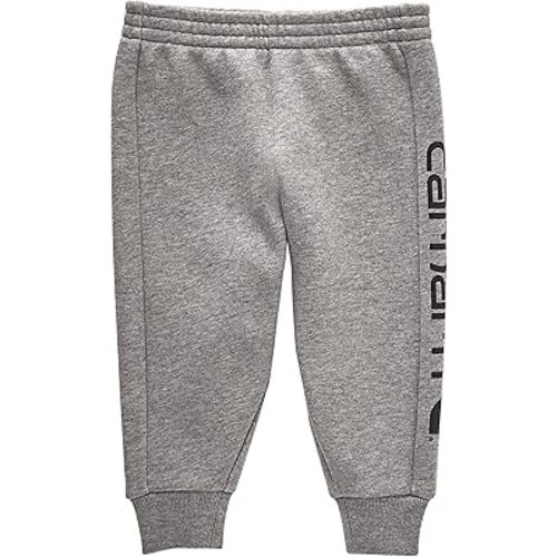 Carhartt Baby Boy's Fleece Joggers Sweatpants Knit Pants, Charcoal Grey Heather