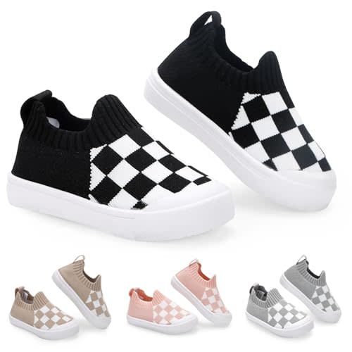 Mesh Toddler Shoes,Baby Sneakers Girls Boys, Baby Sock Shoe,Slip-On Baby Walking Shoes,Breathable Toddler Tennis Shoes,Baby Non-Slip Breathable Slippers with Soft Rubber Soles 6 9 12 18 24 Months