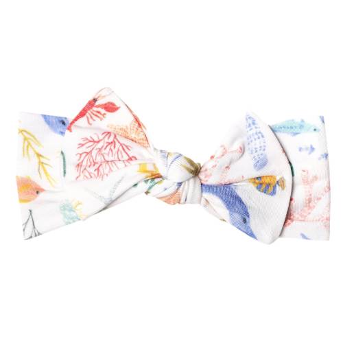 Knit Headband Bow - Nautical