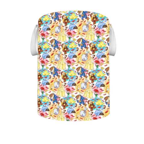 Beauty & The Beast Foldable Laundry Basket, Nursery Decor, Baby Room