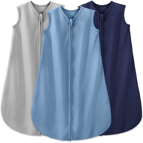 Amazon.com: Yoofoss Baby Sleep Sack 0-6 Months Baby Wearable Blanket 100% Organic Cotton 2-Way Zipper TOG 0.5 Toddler Sleeping Sack 3, Lightweight Sleep Sacks for Babies : Baby
