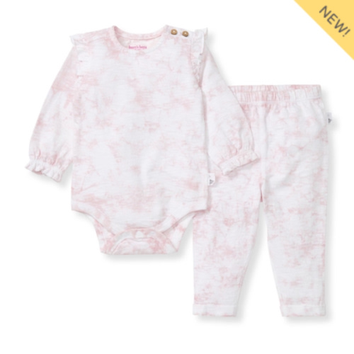 Desert Tie Dye Organic Cotton Neutral Bodysuit Set