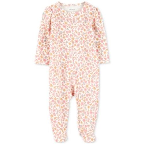 Baby Girls Cotton Floral Sleep & Play