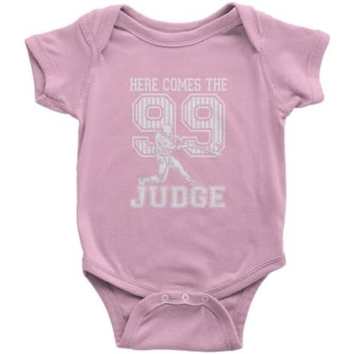 Here Comes The Judge 99 NY Baseball Infant One-Piece Bodysuit, Soft Cotton