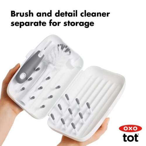 On-the-Go Drying Rack with Bottle Brush
