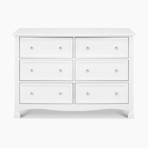 daVinci Kalani 6-Drawer Double Wide Dresser - White
