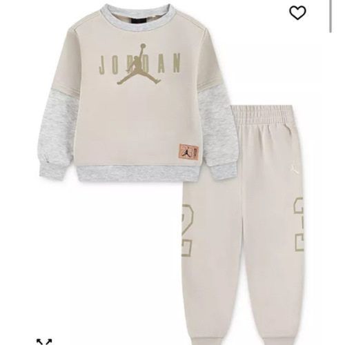 Boys Toddle 2T-4T 2-Piece Long-Sleeve Sweatshirt and Jogger Pants Set